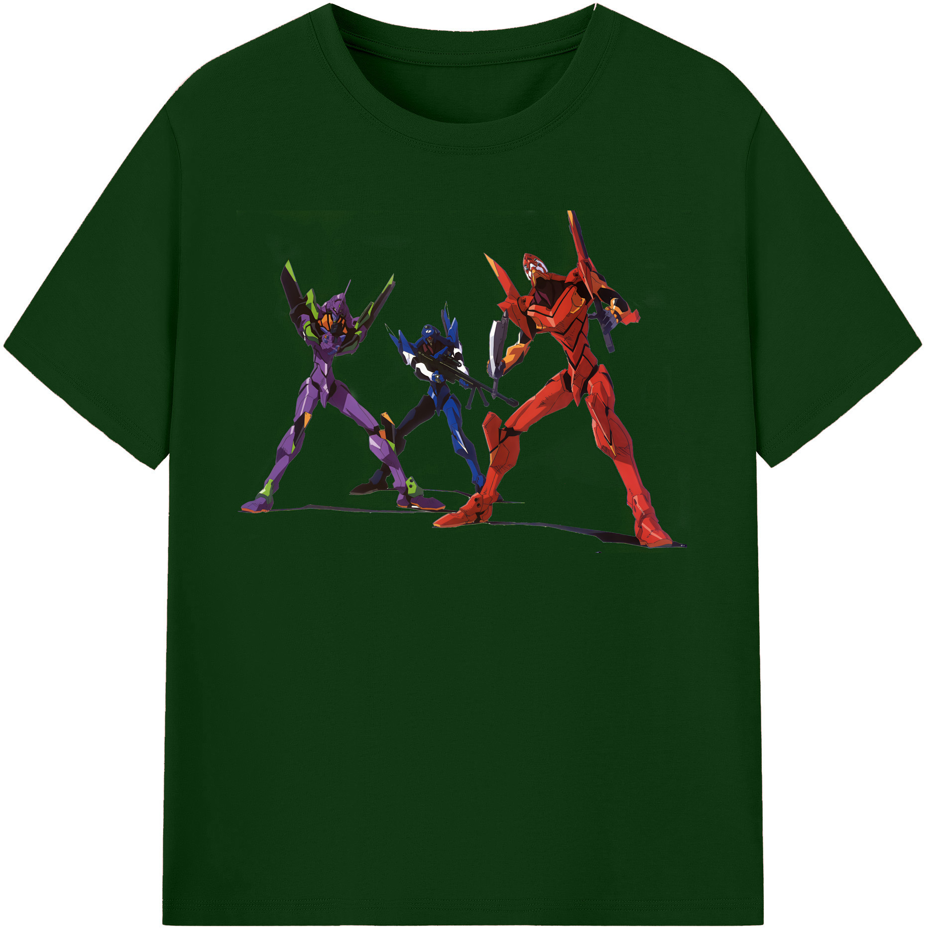 （画像用） EVA 新世紀エヴァンゲリオン 綿100％半袖Tシャツ（フロントプリント）